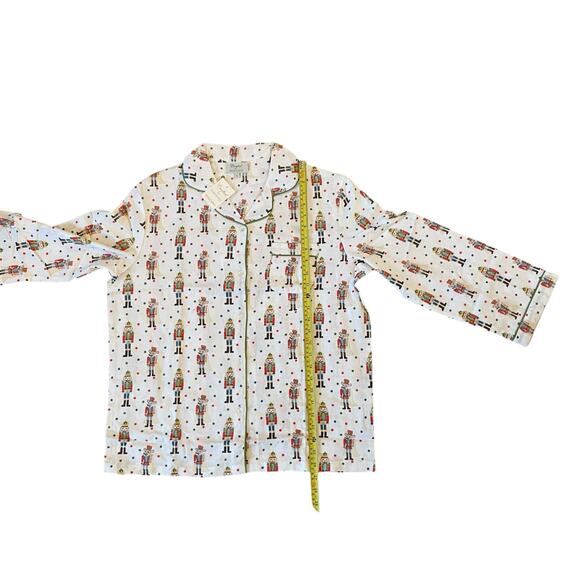Mahogany Christmas NUTCRACKER Pajama Set 100% Cotton Flannel Women's L New - Picture 13 of 16